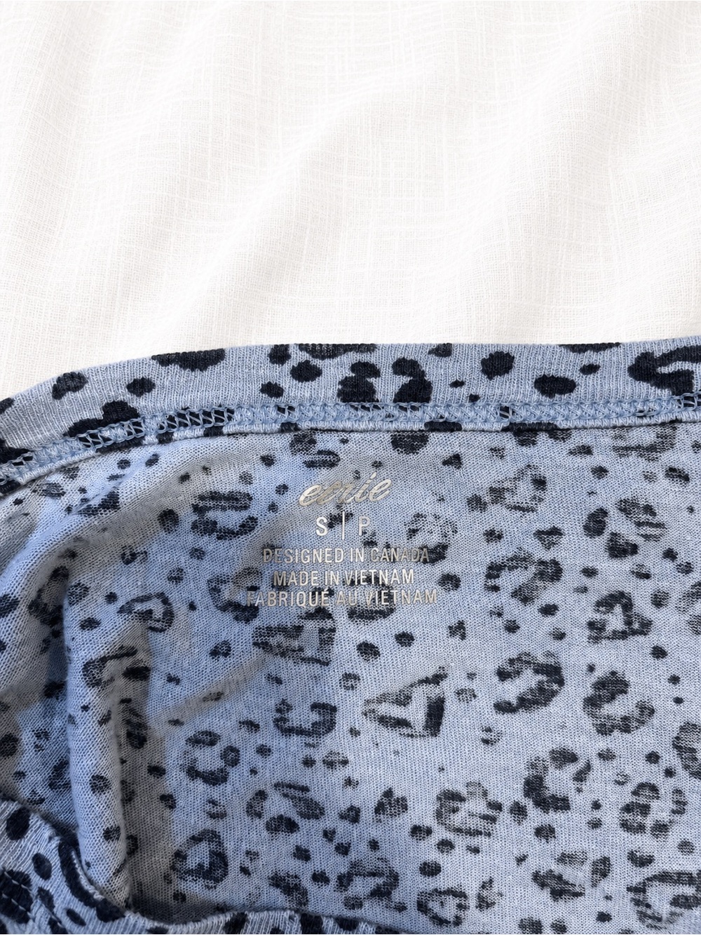 aerie Grey Leopard Knot-Front Midi Dress - Picture 4 of 4